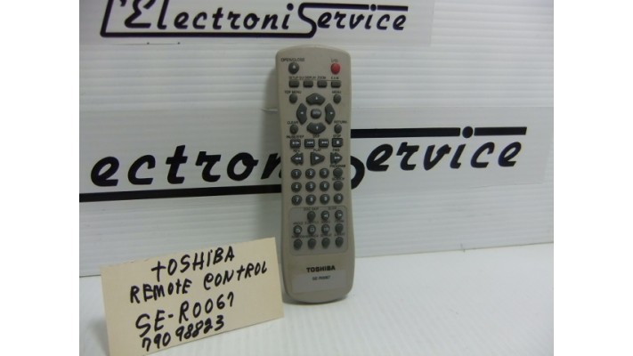 Toshiba  SE-R0067 dvd   remote control  .